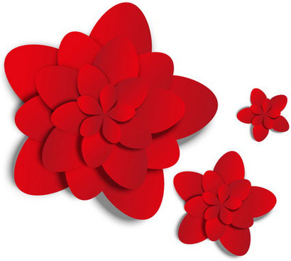 410x368 Red Flower Clip Art Free Vector Download (214,453 Free Vector)