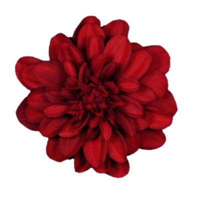 400x400 Flower Clip Red Dahlia Mediumlarge (4 4.5 Inch) Alligator Hair