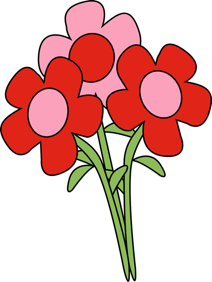 Red Flowers Clipart | Free download on ClipArtMag