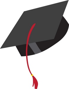 233x300 Graduation Cap Clipart Image
