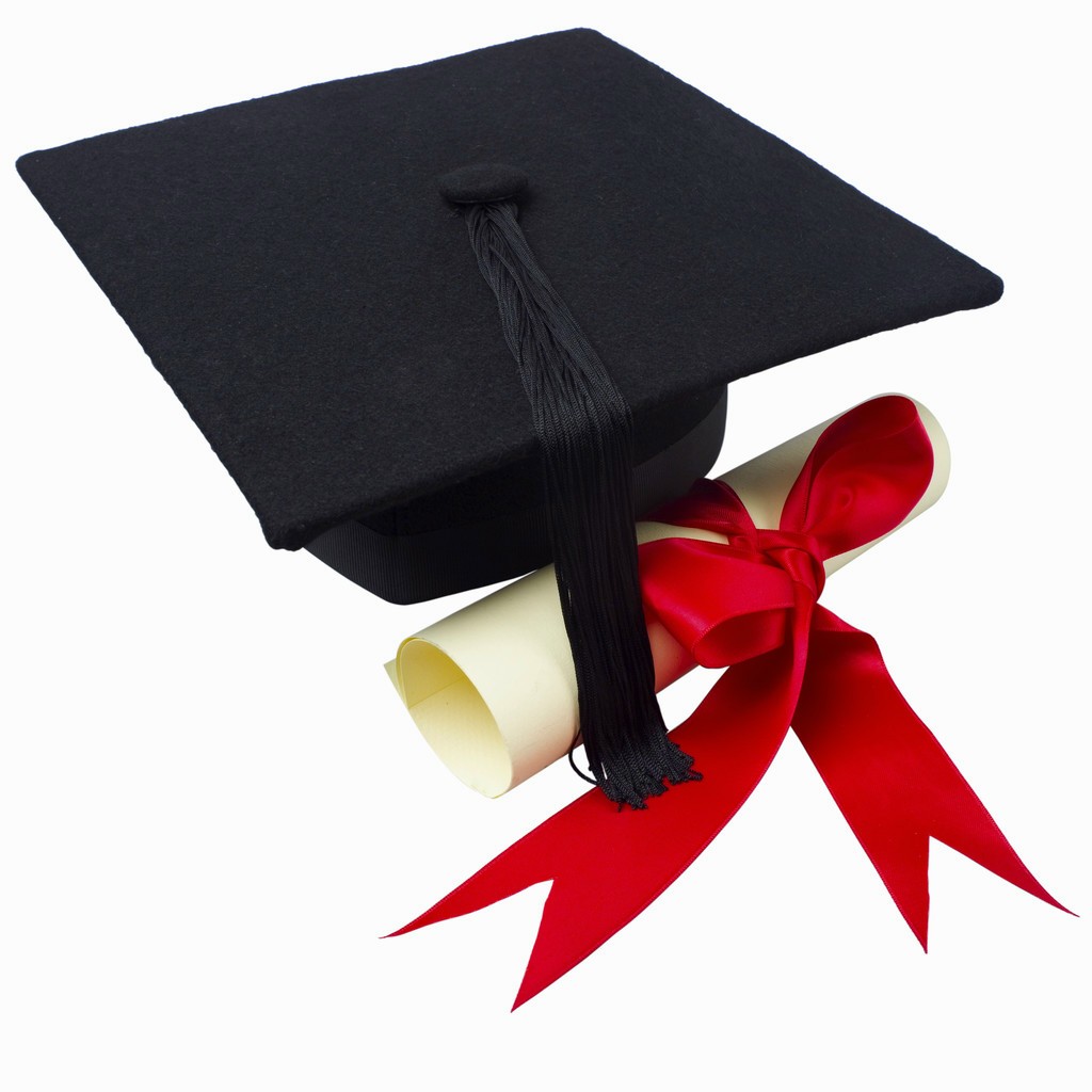 1024x1024 Graduation Cap And Gown Clipart