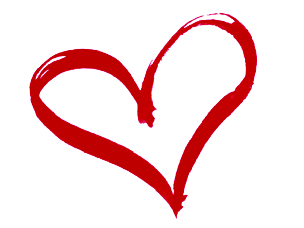 600x450 Red Heart Clipart