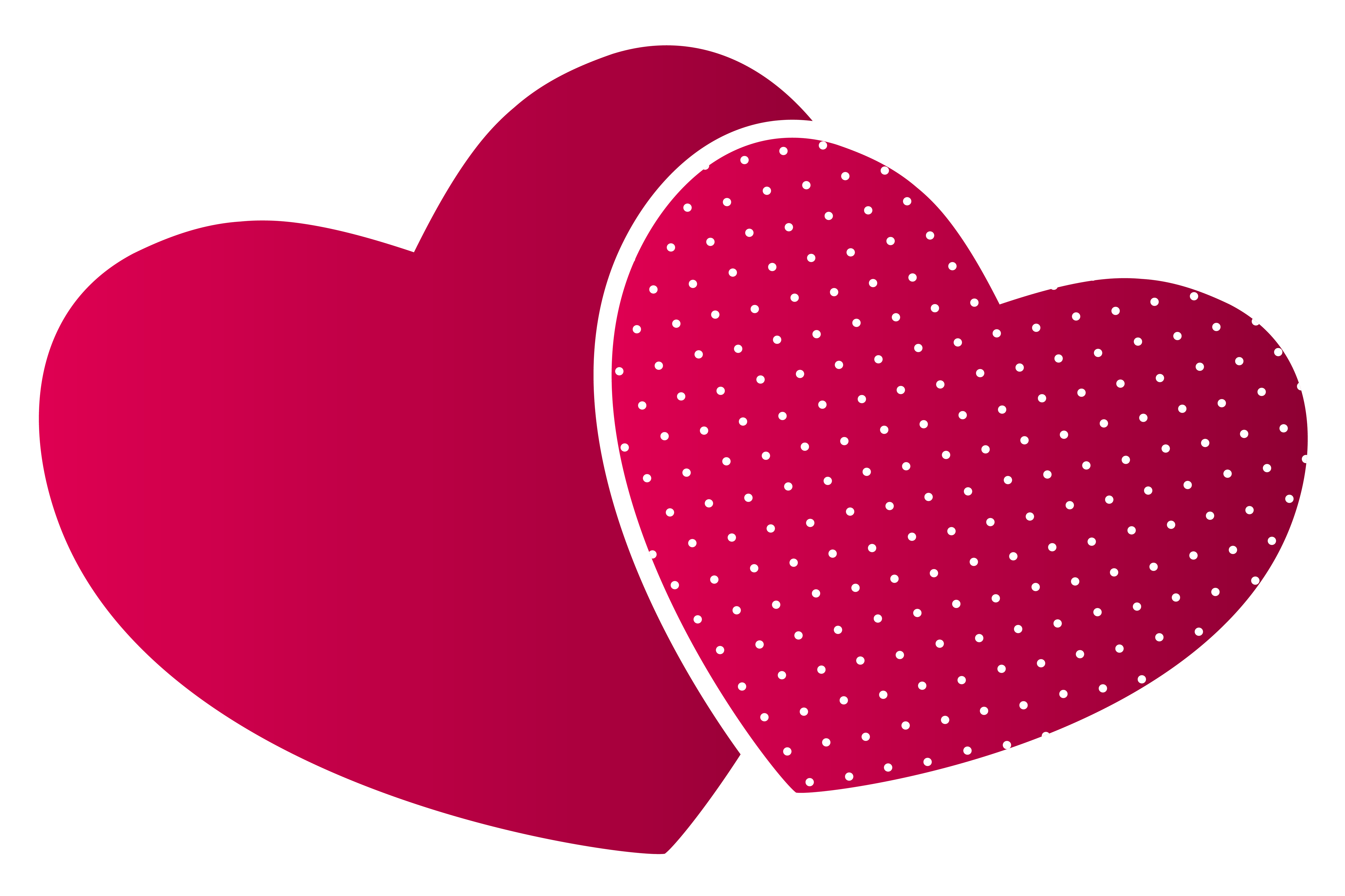 5000x3333 Double Hearts Png Clipart