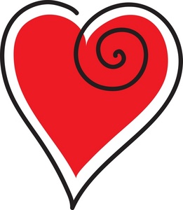 261x300 Heart Clipart