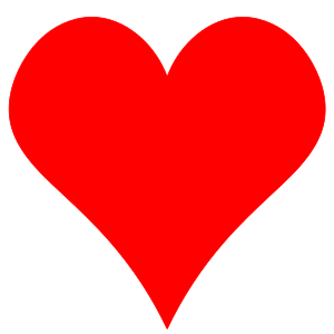 300x300 Fancy Red Heart Clipart