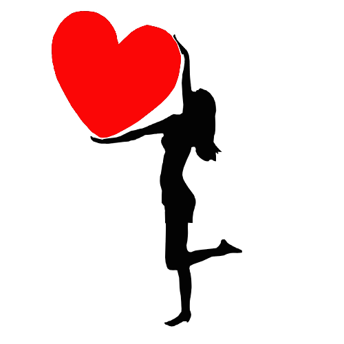 500x500 Red Heart In Hands Transparent Image