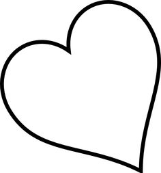 236x253 Heart Outline Clipart Multiple Sizes