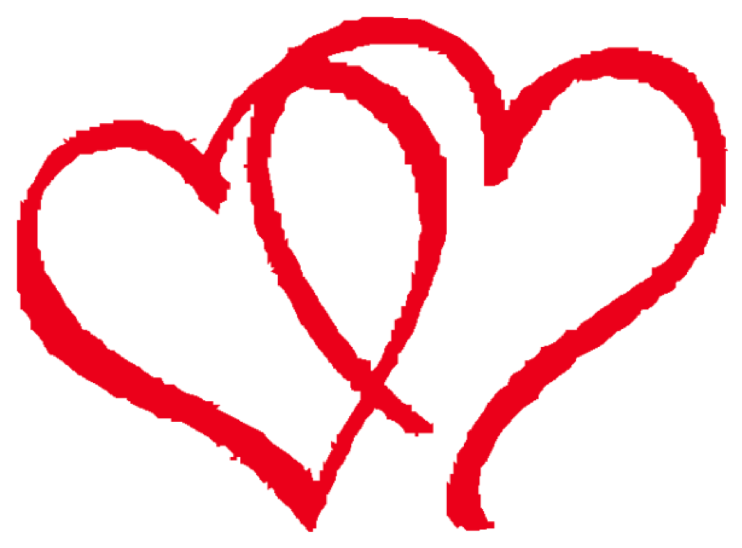 1067x788 Red Outline Heart Beat Clipart