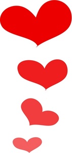 142x300 Free Hearts Clipart Image 0071 0801 3017 0424 Valentine Clipart