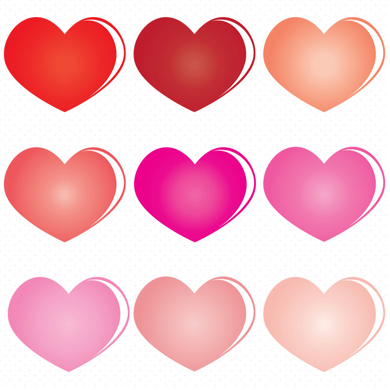 800x800 Hearts Clipart Heart Shape