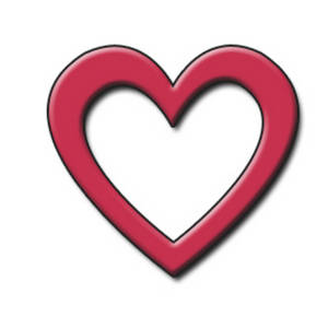 300x300 Image Of Open Hearts Clipart