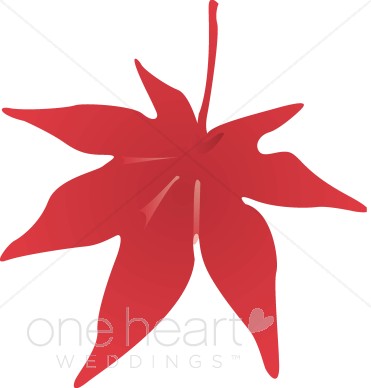 371x388 Red Leaf Clipart Fall Wedding Clipart