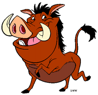 333x321 Disney's Pumbaa Clip Art Disney Clip Art Galore
