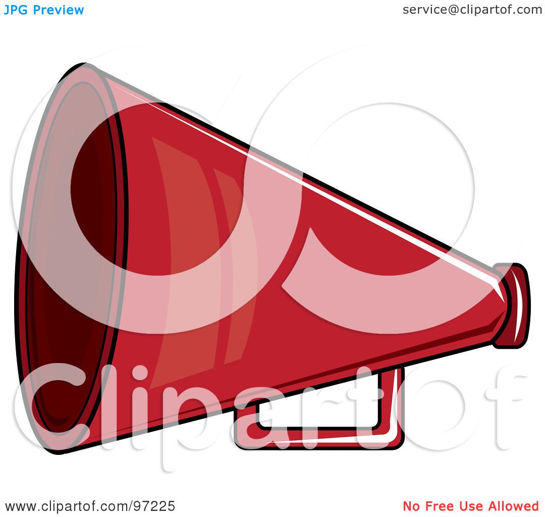 1080x1024 Cheer Megaphone Outline Clipart