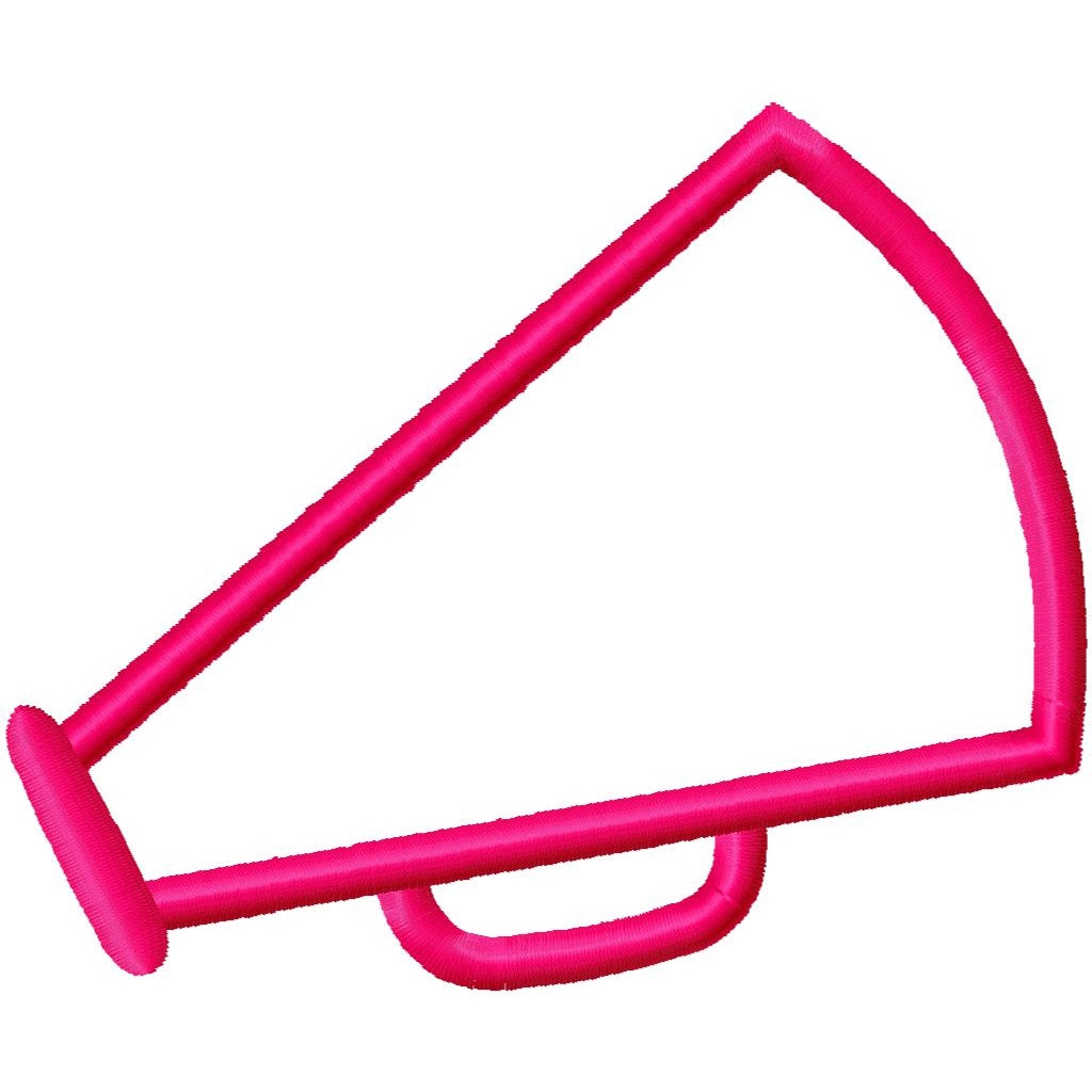 1024x1024 Cheerleader Megaphone Clipart
