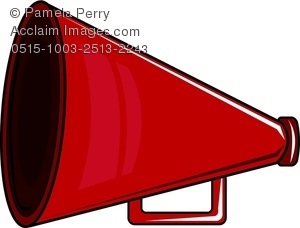 300x228 Art Image Of A Cartoon Megaphone