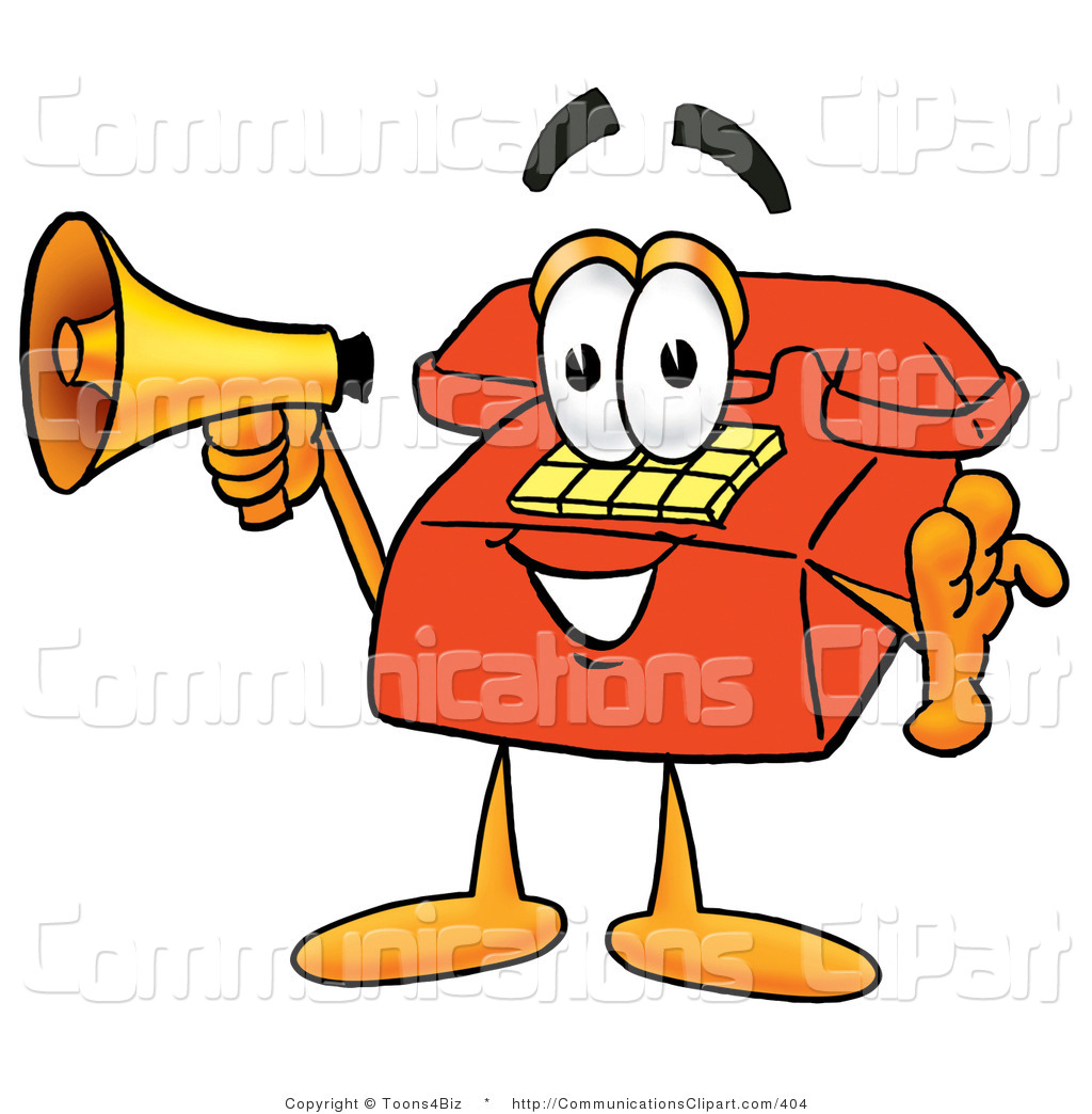 1024x1044 Communication Clipart Of A Friendly Red Telephone Mascot Cartoon