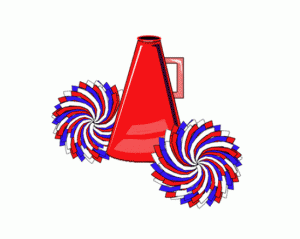 300x239 Cheer Megaphone Megaphone Clipart 5