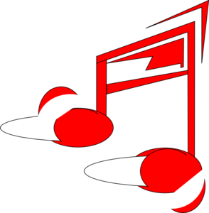 294x300 Red Music Note Clip Art