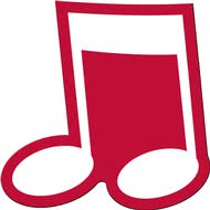 190x190 Promotional Musical Note Flexible Magnets With Custom Logo