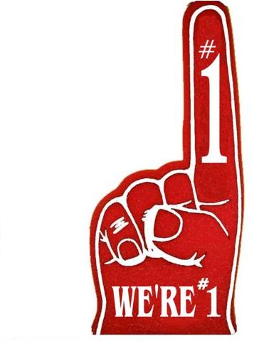 385x480 Foam Finger Clipart