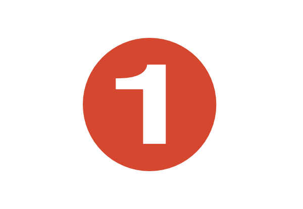 600x414 Big Number 1 Clip Art