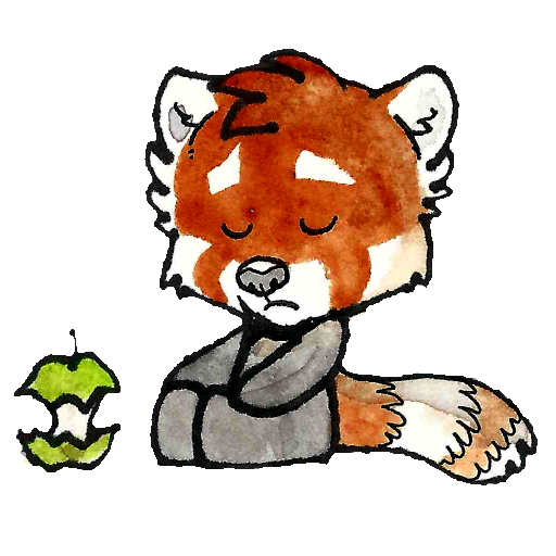 512x512 Icon Sticker Set Commissions, Free Red Panda Stickers