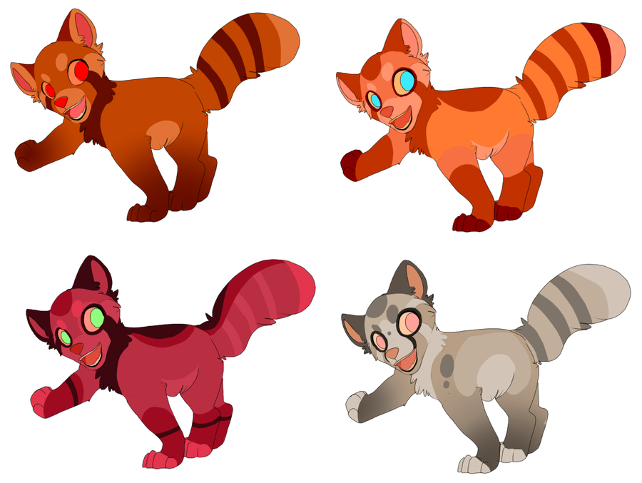 900x677 Red Panda Adoptables By Kitchiki