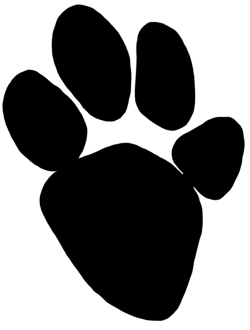 806x1063 Paw Prints Clipart