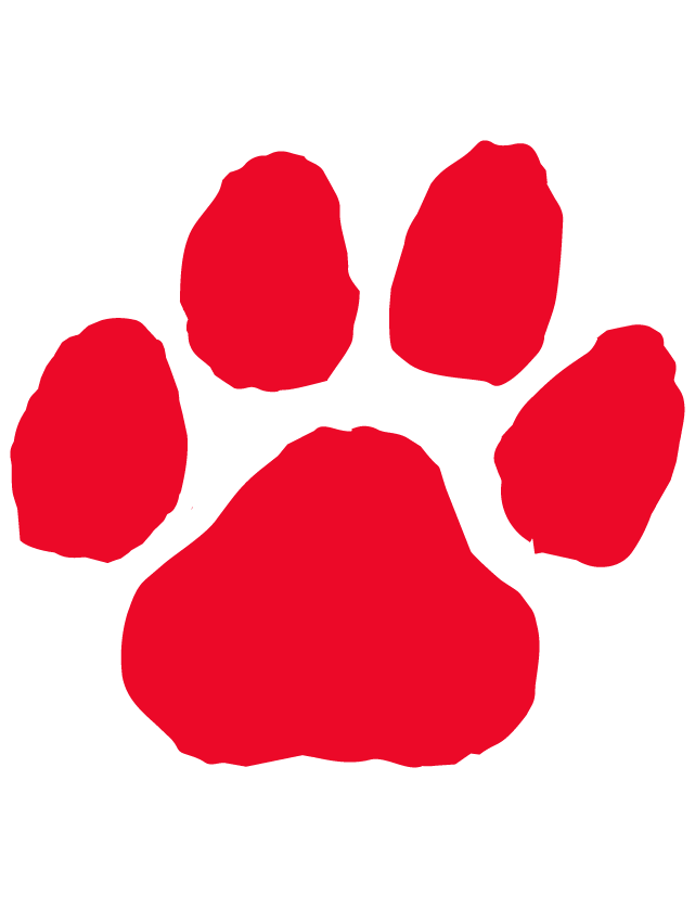 641x837 Red Paw Print Temporary Tattoo