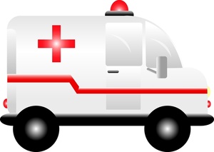 300x213 Ambulance Clipart Image