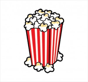 300x279 Popcorn Clipart Loose