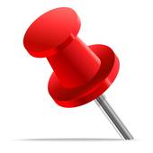 170x170 Clip Art Of Vector Push Pins K5840526