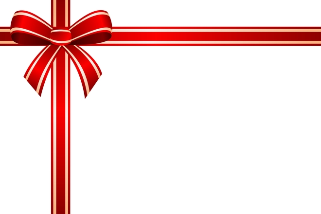 660x440 Free Red Ribbon Amp Bow 2 Stock Photo