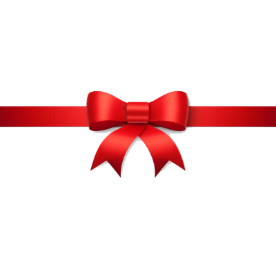 400x400 Gold Red Ribbon Gift Transparent Png