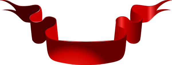 600x227 Red Ribbon Church Clip Art