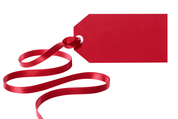 625x417 Red Tag With A Red Ribbon Photo Free Download