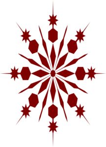 216x299 Free Winter Snowflake Clipart