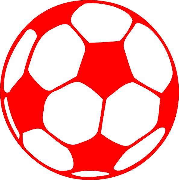 594x597 Red Soccer Ball Clip Art Clipart Panda