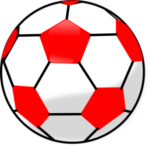 299x294 Red Soccerball Clip Art
