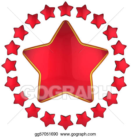 450x470 Red Star Clip Art Images