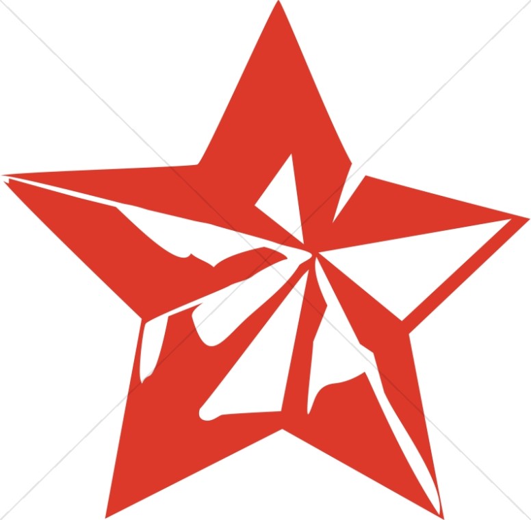 776x759 Red Star Decoration Christian Star Clipart
