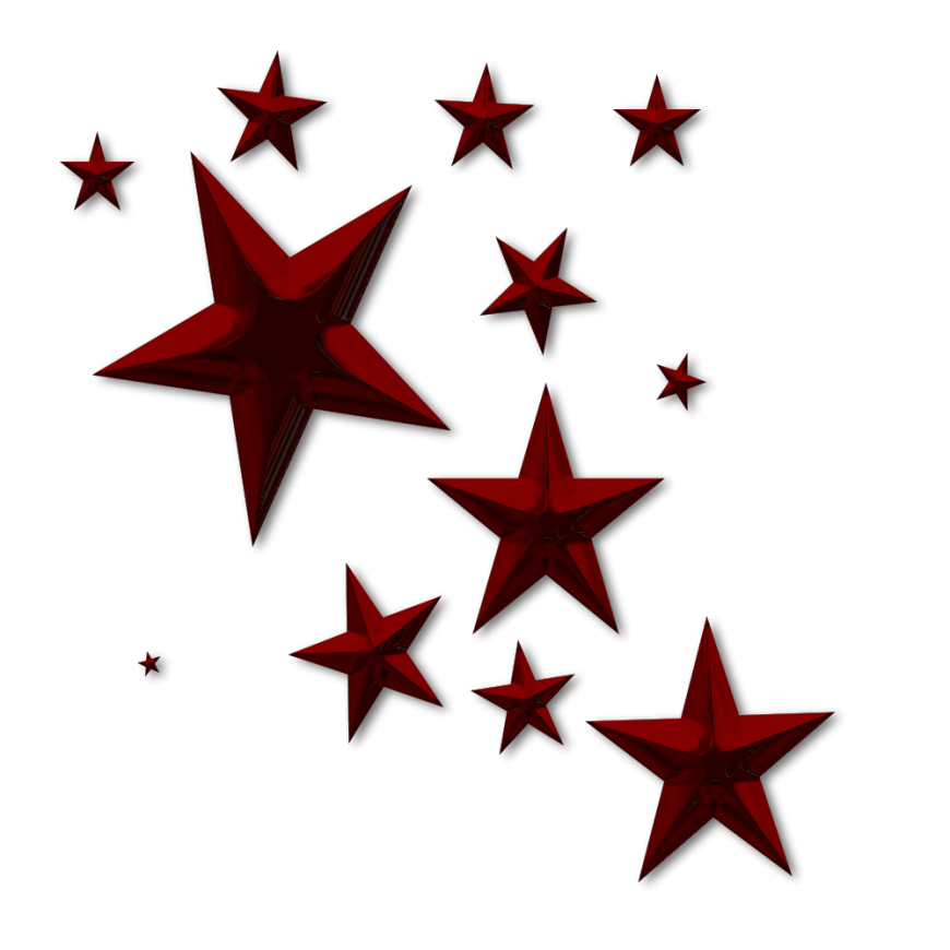 870x870 Red Stars Clipart