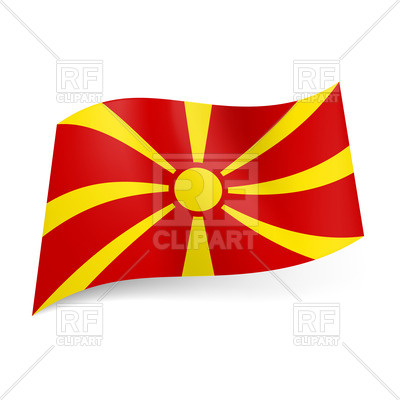 400x400 National Flag Of Macedonia