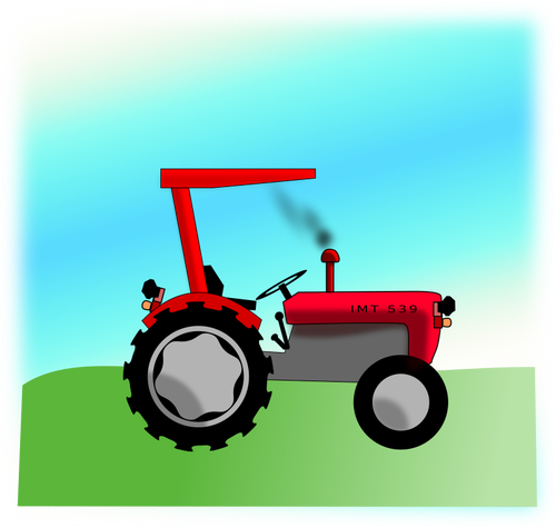 500x475 Red Tractor Public Domain Vectors