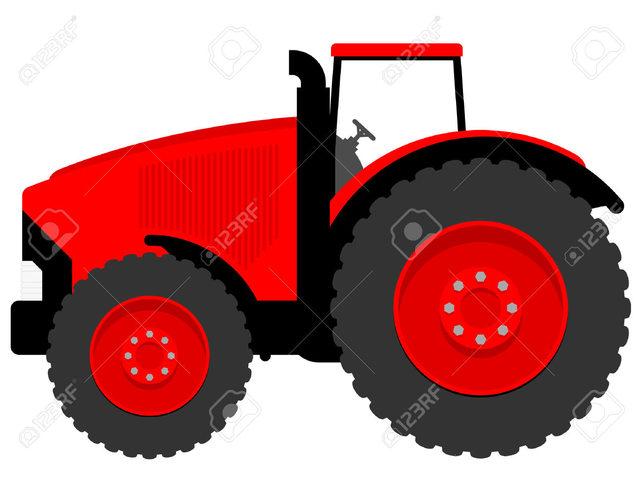 Про красный трактор. Красный трактор. Большой красный трактор. Веселый красный трактор. Красный трактор для детей.