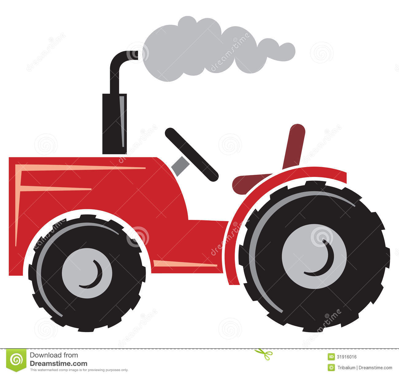 1300x1224 Tractor Clipart Red Tractor