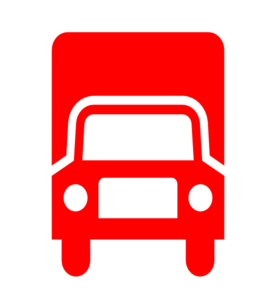 264x299 Red Truck Clip Art