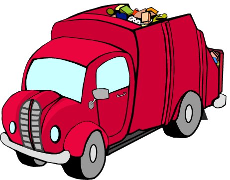 462x361 Trash Truck Clipart