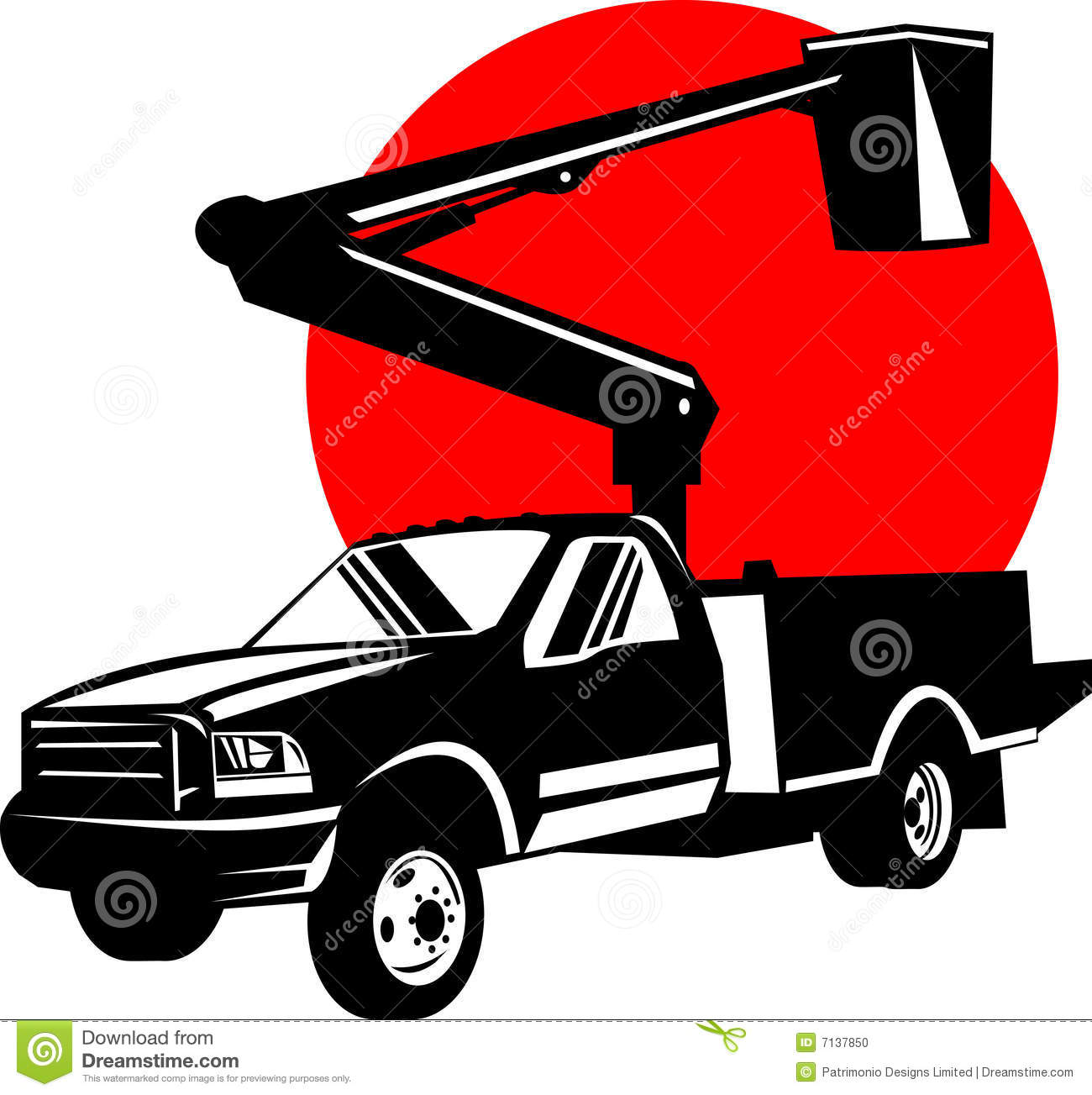 1300x1303 Tree Trimming Bucket Truck Clipart